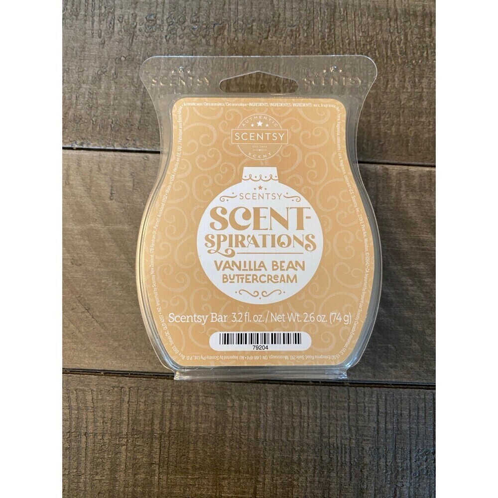 Scentsy wax bar vanilla bean buttercream